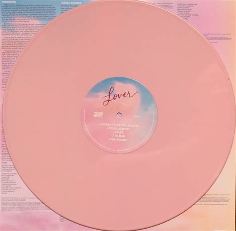 Taylor Swift Lover Colored Vinyl Plak Opus3a