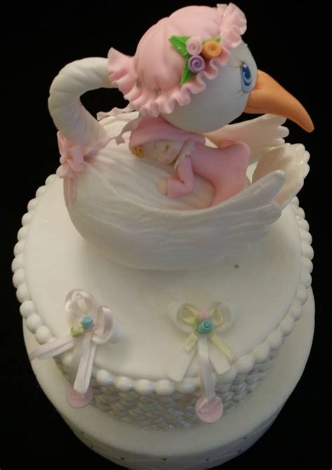 Stork Caketopper Baby Shower Cake Topper Stork Cake