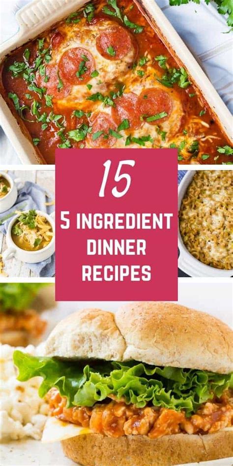 Healthy Dinner Recipes With Less Than 5 Ingredients Best Design Idea