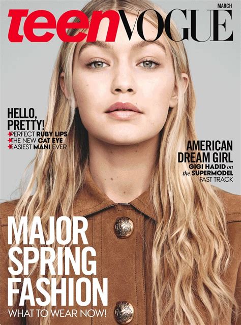 Teen Vogue Taps Models Gigi Hadid Binx Walton For March 2015 Cover