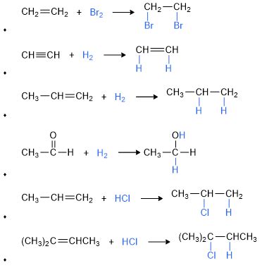 Reaksi Adisi Substitusi Eliminasi Pada Senyawa Karbon