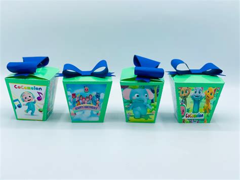 Cocomelon Party Favors Birthday Party Cocomelon Candy Box T Etsy