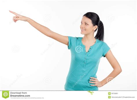 Look Over There Stock Image Image Of Gesturing Facial 35753851