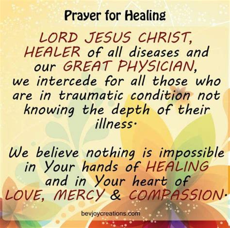 A Prayer For Healing Jesus Prayer Prayer Scriptures Faith Prayer