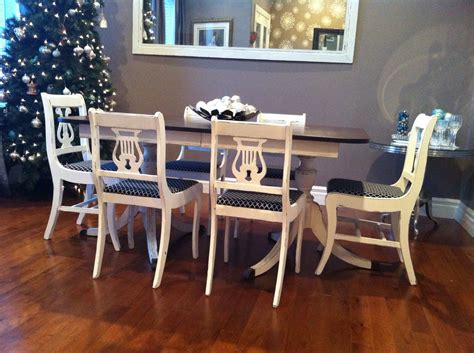 We were using itas is with no problem. Duncan Phyfe table & 6 chairs This set is like mine but I ...
