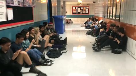 Students Hold Sit In At Laguardia High School To Protest Reduced Focus