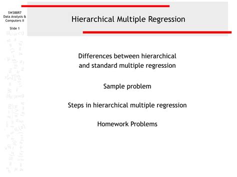 ppt hierarchical multiple regression powerpoint presentation free download id 229885