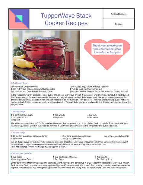 Tupperwave Stack Cooker Recipes Microwave Cooker Microwave Recipes