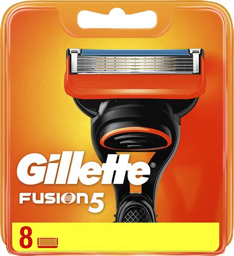 gillette fusion manual blades pack of 8 be beauty