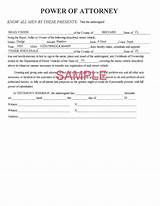 Pictures of How To Fill Out Power Of Attorney For Vehicle Transactions