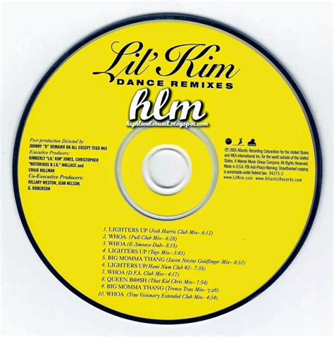 Highest Level Of Music Lil Kim Dance Remixes Cdm 2006 Hlm