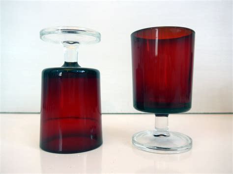Luminarc Red Wine Glasses