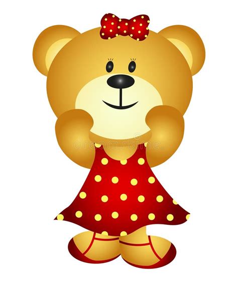 Cute Cartoon Girl Bear Stock Vector Illustration Of Icon 55355359