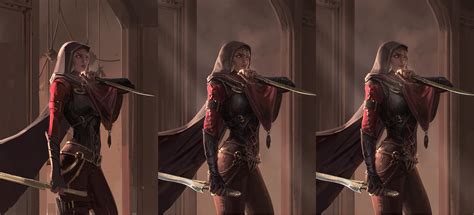 Daria Rashev Card Game Characters Archer And Assassin