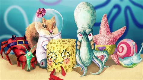 Spongebob Characters In Real Life Spongebob Patrick