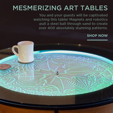 You have clicked a page that seems to be very popular. Touch of Modern: Magnetic Art Tables with Mesmerizing Sand Patterns, Coffee Tables with ...