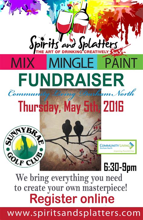 Painting Fundraiser For Community Living Durham North Fundraising