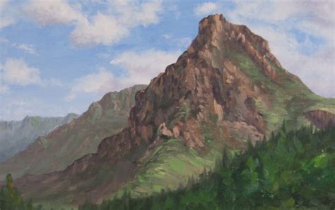 Introduction To Landscapes Mountains In Oil — Online Art