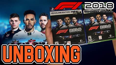 F1 2018 Headline Edition Ps4xbox One Unboxing Youtube