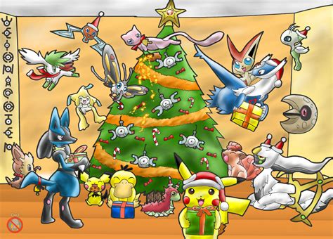 pokemon christmas by shadowhatesomochao on deviantart