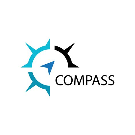 Compass Logo Template 19035048 Vector Art at Vecteezy