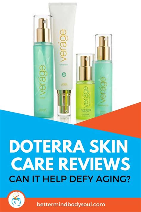 Doterra Skin Care Reviews The Power Of Verage Skin Care Collection