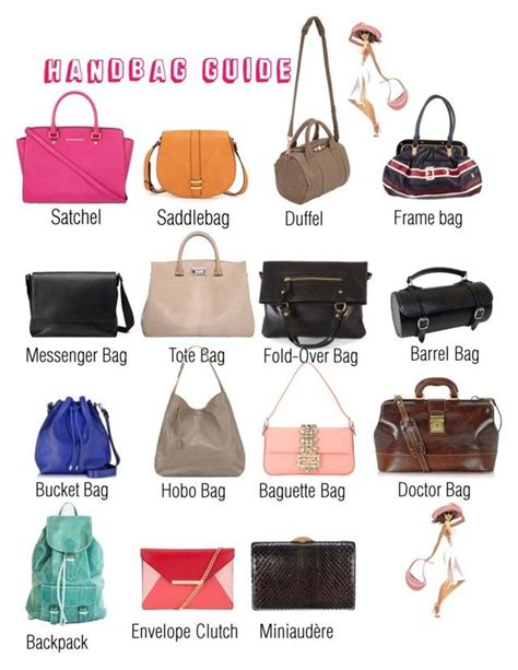 Handbag Guide Fashion Terminology Fashion Terms Fashion Handbags