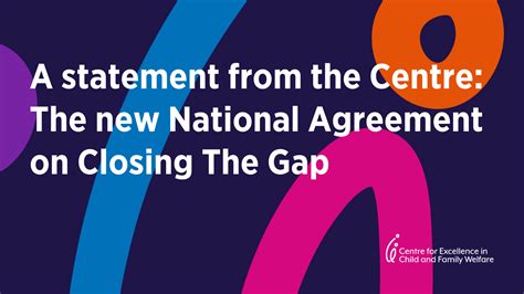 A Statement On The New National Agreement On Closing The Gap Centre