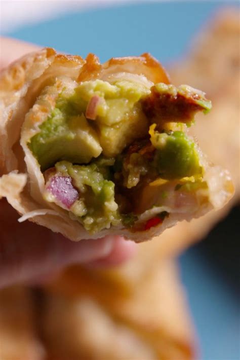 Turns out, the avocado egg rolls (a+ #1) are really easy to make at home. Avocado Egg Rolls | Recipe | Food recipes, Appetizer ...