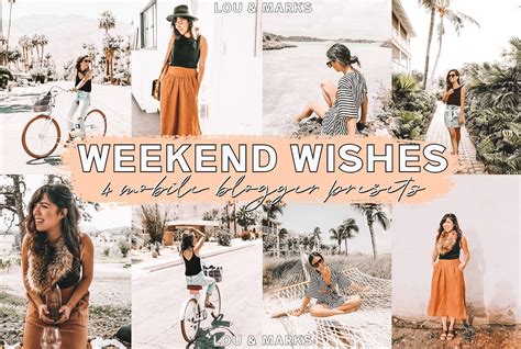 It also comes with numerous presets (called looks) and more that you can download (both. Lightroom Mobile Presets, Weekend Wishes Preset, Presets ...