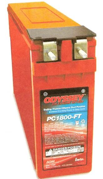Odyssey Battery Pc1800 Ft 12 Volt Ods Agm470ftt Batteryplex