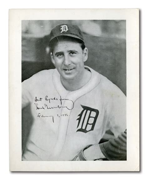 Lot Detail Feb 7 1946 Hank Greenberg Signed And Inscribed Detroit