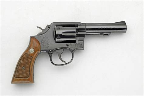 Smith And Wesson Model 10 6 Revolver 4 Inch Heavy Barrel Caliber 38
