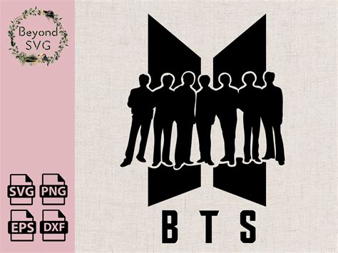 BTS Svg ARMY Svg Svg Files For Cricut And Silhouette Kpop Etsy