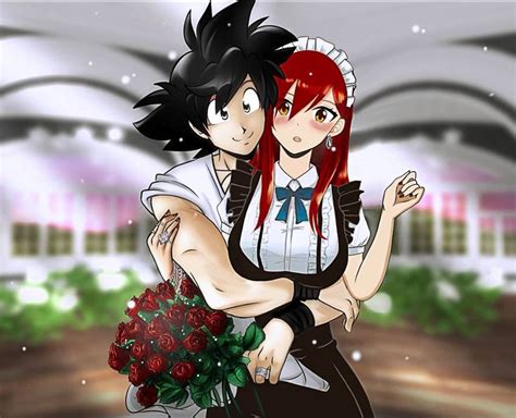 Kate slipped a fatal poison on her final job, a ruthless assassin working in tokyo has less than 24 hours to find out who ordered the hit and exact revenge. Goku x Erza by BARTMAN1991 on DeviantArt | Goku, Anime, Dragon ball z