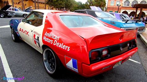 1973 Amx Javelin 401 Engine Hurst Red White And Blue Youtube