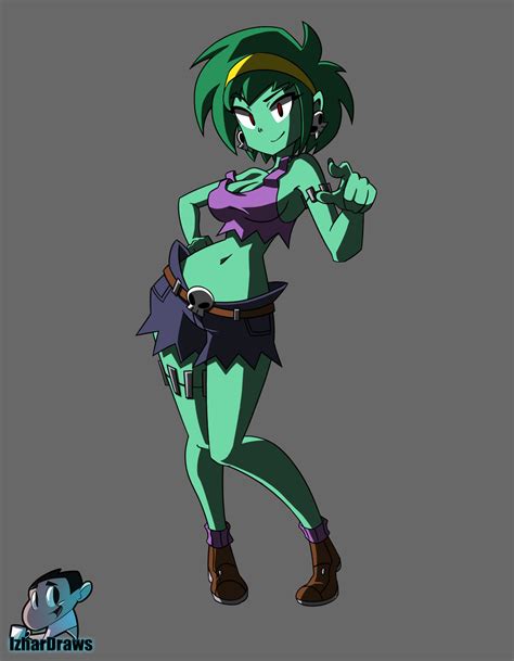Shantae Half Genie Hero Rottytops Bodyview By Izhardraws On Deviantart