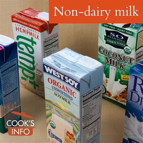 Non Dairy Milk Cooksinfo