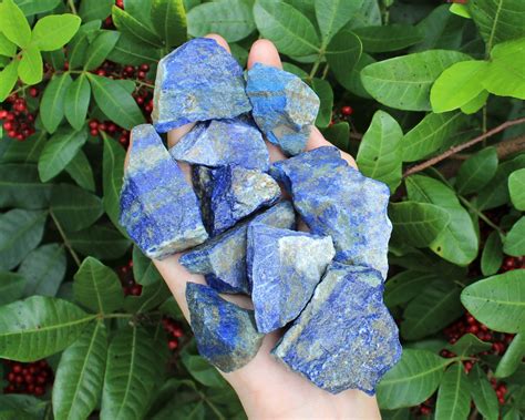 Lapis Lazuli Rough Natural Stones Choose How Many Pieces Premium