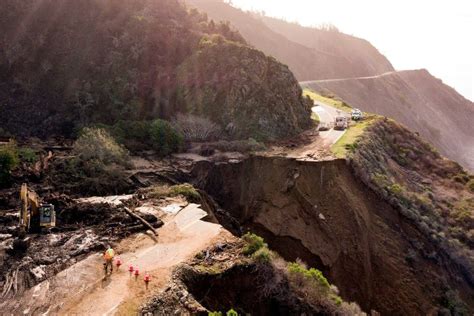 More Photos Show Highway 1 Damage Reopening Date Unknown Pacific