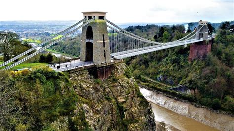 Clifton Suspension Bridge Bristol England United Kingdom From Travel