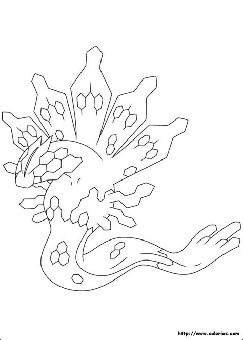 Complete Pokemon Zygarde Coloring Pages Sketch Coloring Page