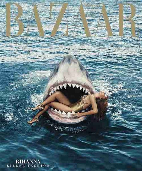 Rihanna Swims With Sharks Doesnt Get Eaten The Dodo