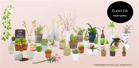Sims 4 Ccs The Best Plants By Miosims
