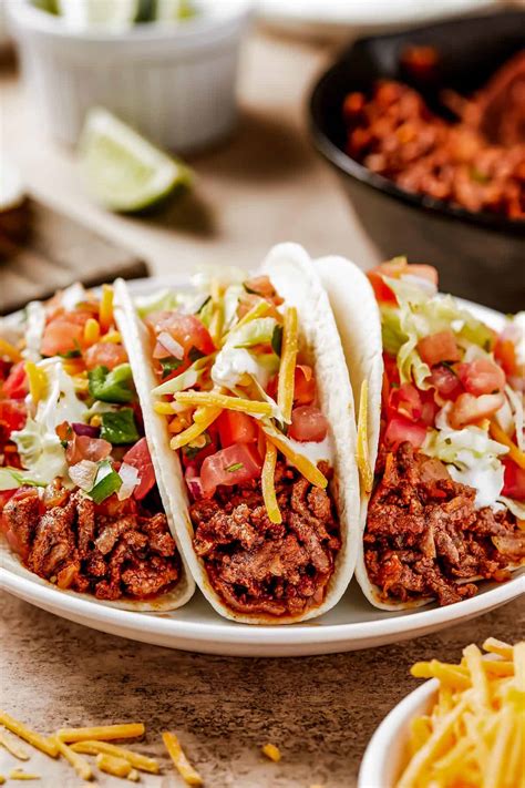 Easy Ground Beef Tacos Easy Weeknight Recipes