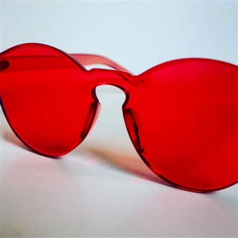 Accessories Red Tinted Glasses Poshmark