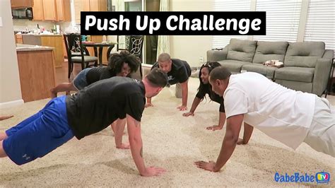 Push Up Challenge Youtube