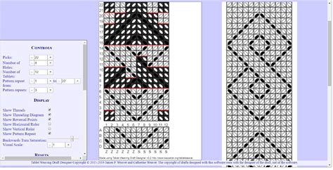 Tablet Weaving In Theory And Practice Tablet Weaving Draft Designer