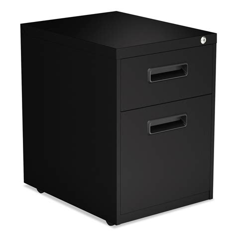 Easy operation mechanical sliding metal mobile compact filing cabinet with ce certification. ALEPABFBL Alera® Two-Drawer Metal Pedestal File - Zuma