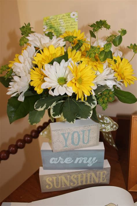 You Are My Sunshine Baby Shower Decorations Yellow And White Daises